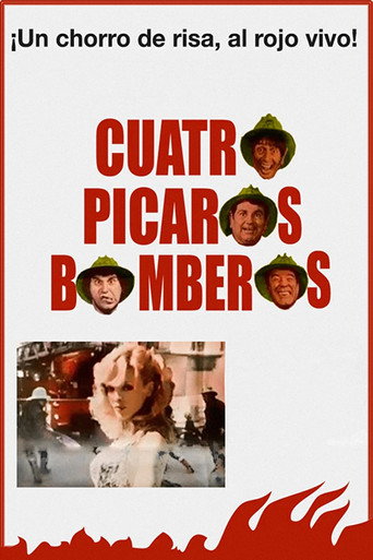 Cuatro pícaros bomberos movie poster