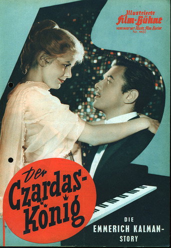 Der Czardas-König movie poster