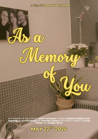 As a Memory of You movie poster