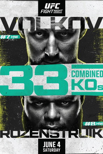 UFC Fight Night 207: Volkov vs. Rozenstruik movie poster