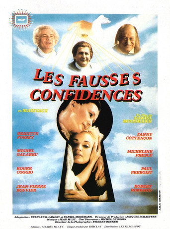 Les Fausses Confidences movie poster