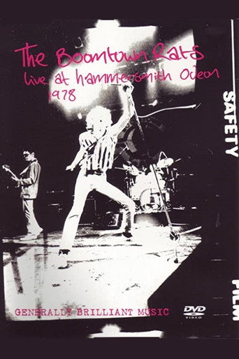 The Boomtown Rats: Live at Hammersmith Odeon 1978 movie poster