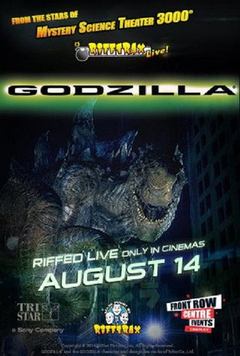 RiffTrax Live: Godzilla movie poster