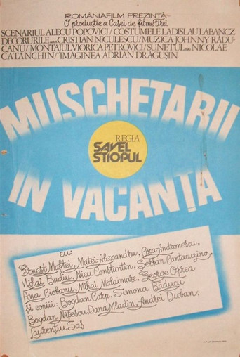 Mușchetarii în vacanță movie poster