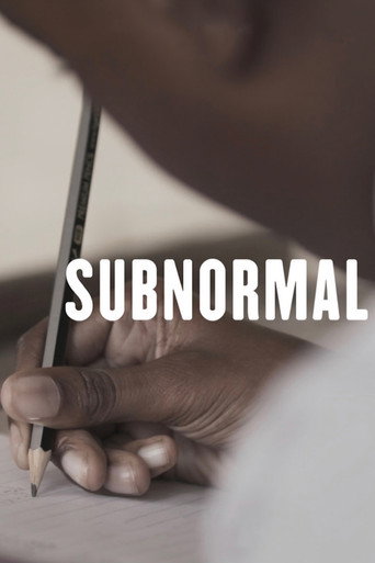 Subnormal movie poster