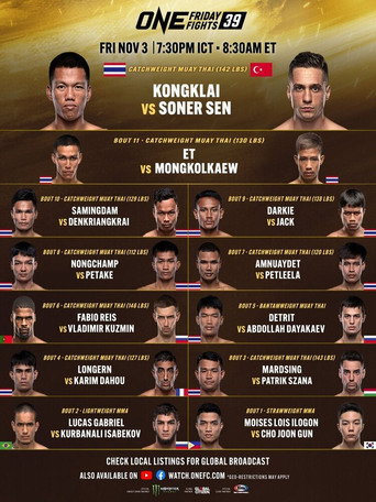 ONE Friday Fights 39: Kongklai vs. Sen movie poster