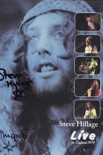 Steve Hillage Live in England 1979 movie poster