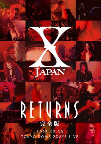 X JAPAN RETURNS 1993.12.30 Tokyo Dome 2 Days Live movie poster