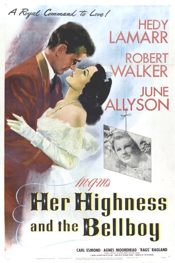 Her Highness and the Bellboy movie poster