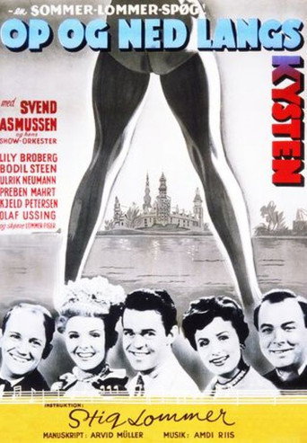 Op og ned langs kysten movie poster