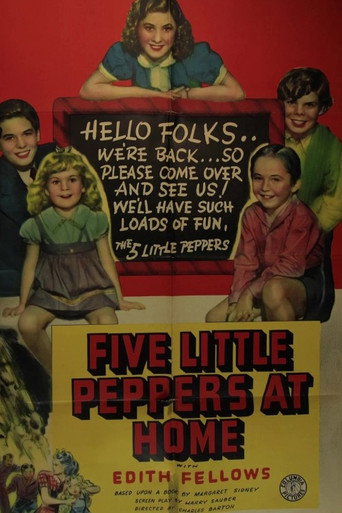 Five Little Peppers at Home movie poster