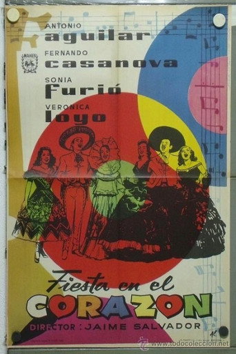 Fiesta en el corazón movie poster