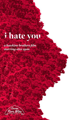 i hate you movie poster