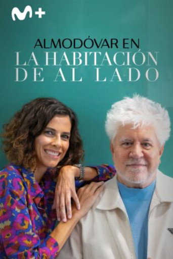 Almodóvar en La habitación de al lado movie poster