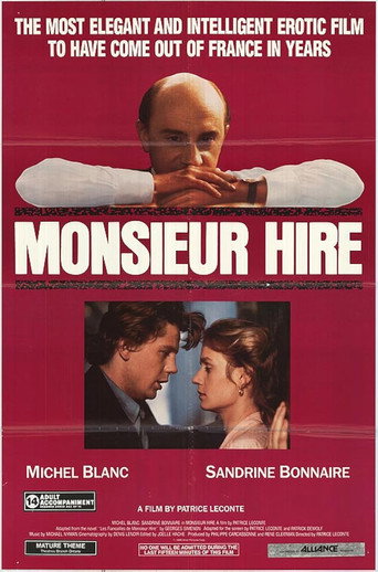 Monsieur Hire movie poster