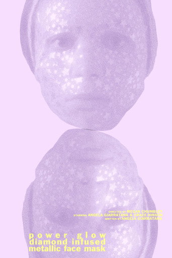 power glow diamond infused metallic face mask movie poster