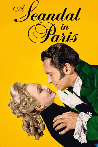 A Scandal in Paris movie poster