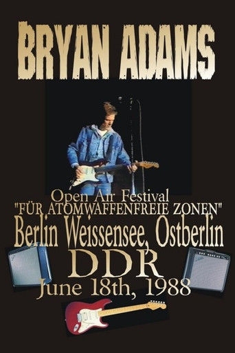 Bryan Adams - East Berlin movie poster
