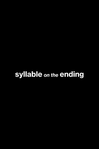 Syllable on the ending movie poster