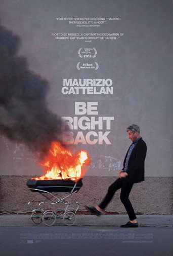 Maurizio Cattelan: Be Right Back movie poster