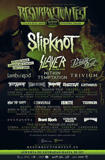 Lamb of God - Live at Resurrection Fest EG 2019 movie poster