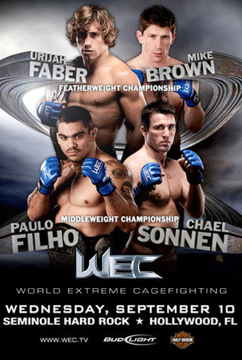 WEC 36: Faber vs. Brown movie poster