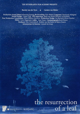 the resurrection of a leaf movie poster