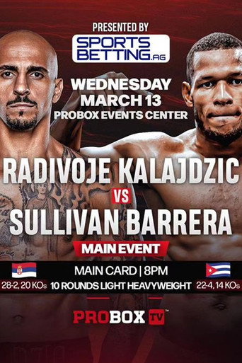 Radivoje Kalajdzic vs. Sullivan Barrera movie poster