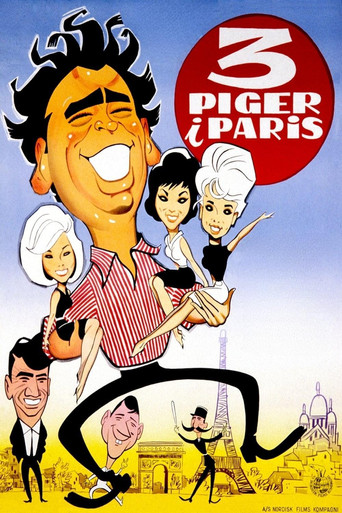 Three Girls in Paris movie poster