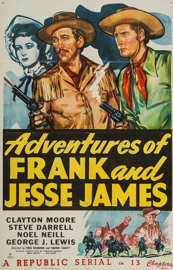 Adventures of Frank and Jesse James movie poster