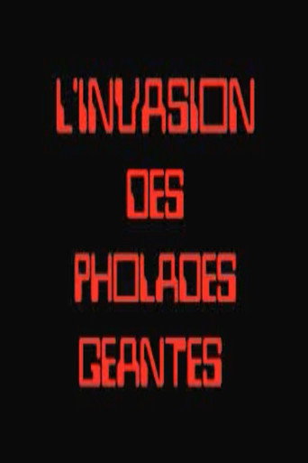 L'invasion des pholades géantes movie poster