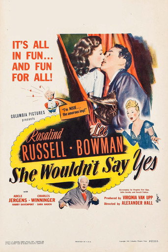 She Wouldn't Say Yes movie poster