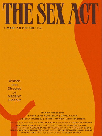The Sex Act movie poster