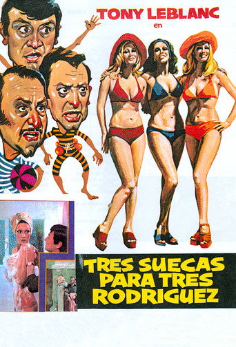 Tres suecas para tres Rodríguez movie poster