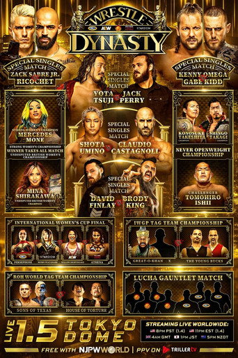 NJPW x AEW x CMLL x ROH x STARDOM: Wrestle Dynasty movie poster