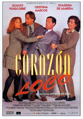 Corazón loco movie poster