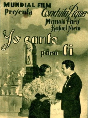 Yo canto para ti movie poster