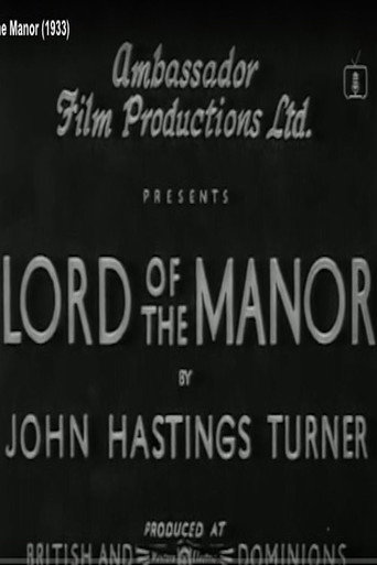 Lord of the Manor movie poster