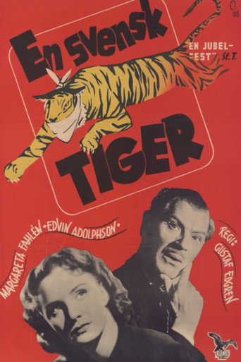 En svensk tiger movie poster