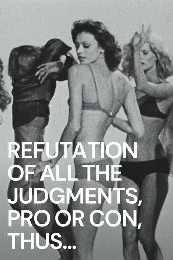 Refutation of All the Judgements, Pro or Con, Thus Far Rendered on the Film "The Society of the Spectacle" movie poster