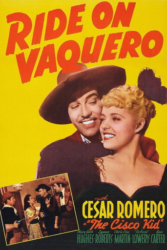 Ride on Vaquero movie poster