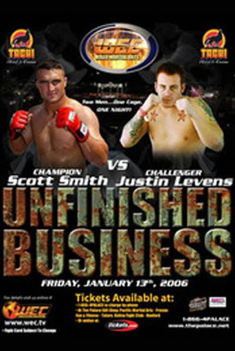 WEC 18: Unfinished Business movie poster