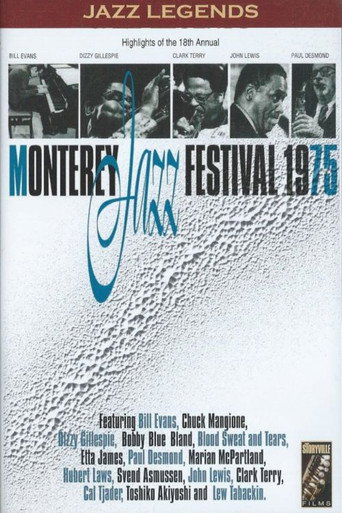 Monterey Jazz Festival 1975 movie poster