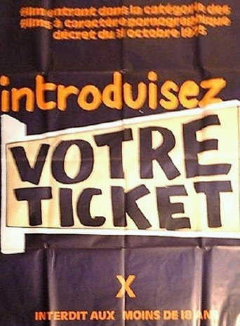 Introduisez votre ticket movie poster