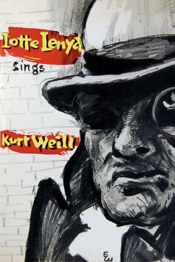 Lotte Lenya Sings Kurt Weill movie poster