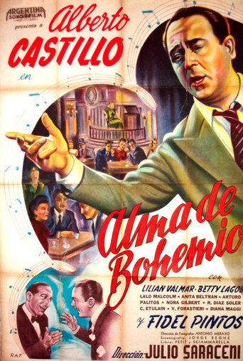 Alma de bohemio movie poster