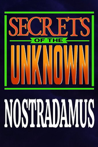 Secrets of the Unknown: Nostradamus movie poster