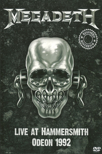 Megadeth - Live at Hammersmith Odeon movie poster
