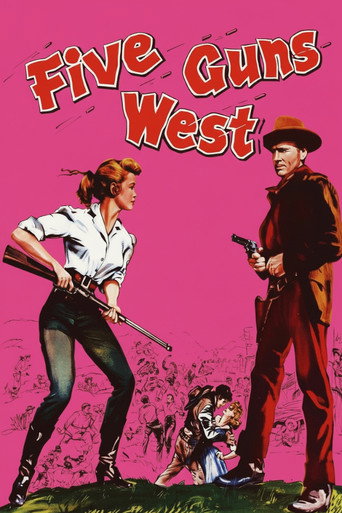 Five Guns West movie poster