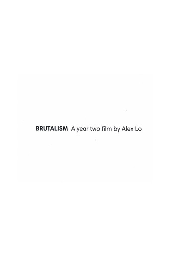 BRUTALISM movie poster